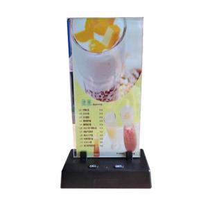 waiter call system menu card
