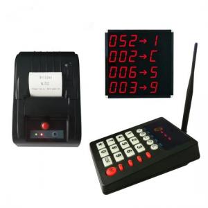 push button queue manage system